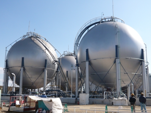 Spherical tank (propylene) ×4